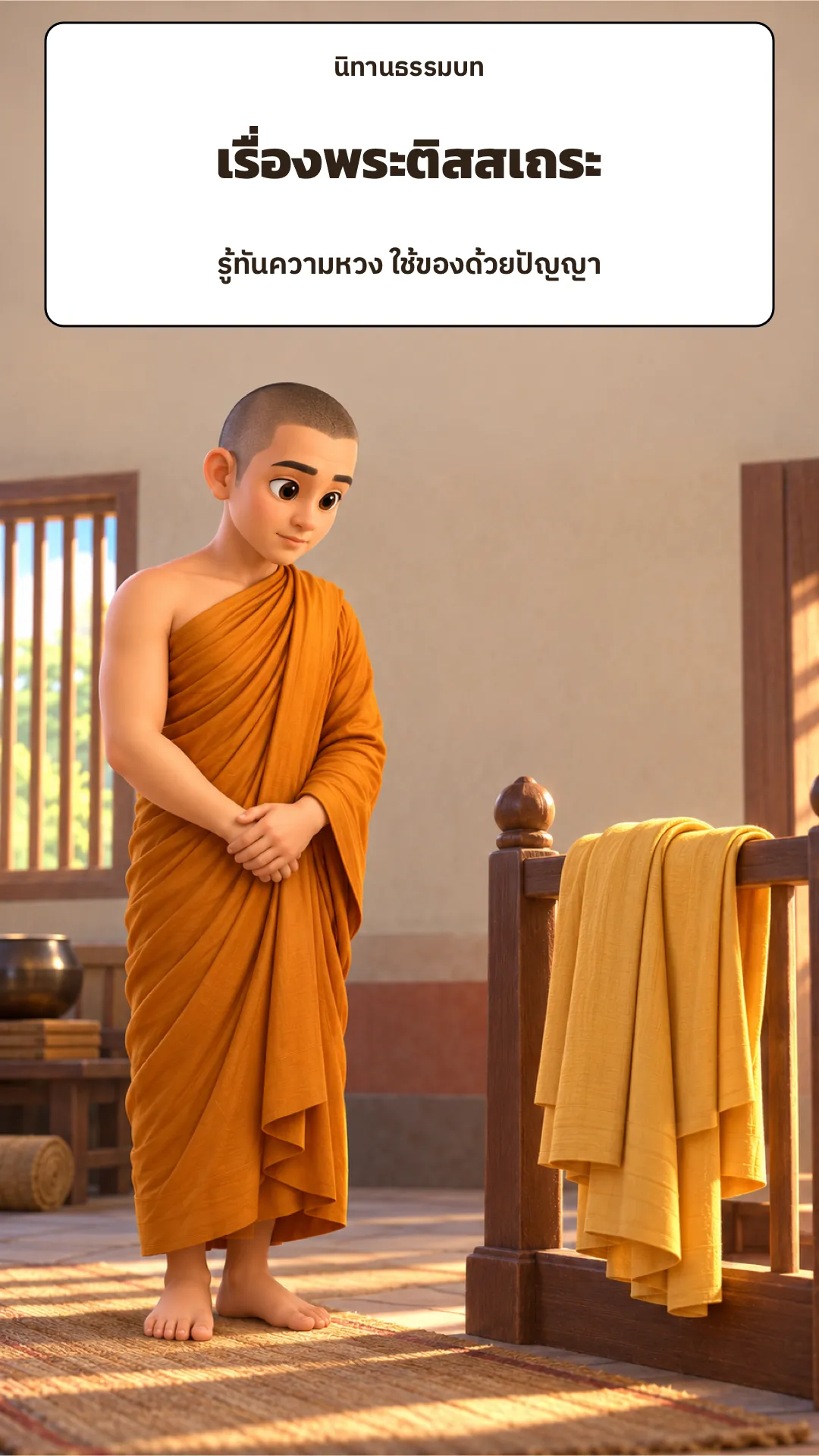 ปกเรื่อง เรื่องพระติสสเถระ