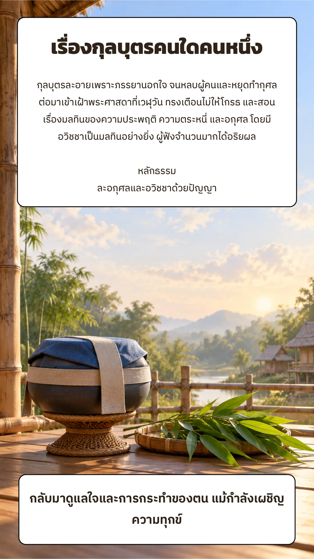 เรื่องกุลบุตรคนใดคนหนึ่ง ปกหลัง