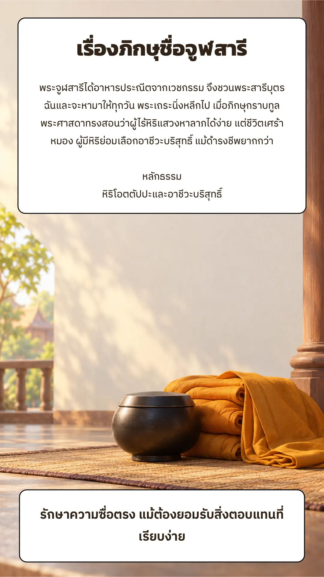 เรื่องภิกษุชื่อจูฬสารี ปกหลัง
