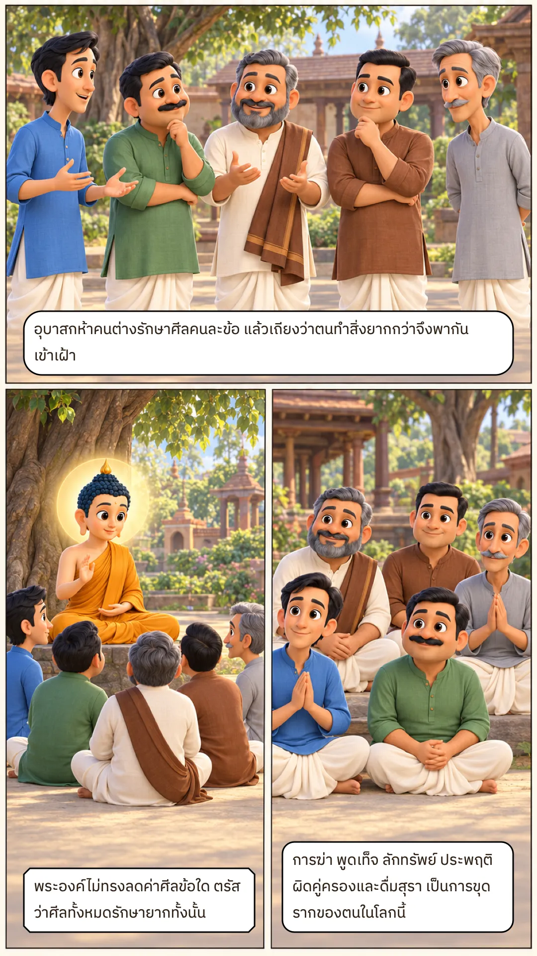 เรื่องอุบาสกห้าคน หน้า 1