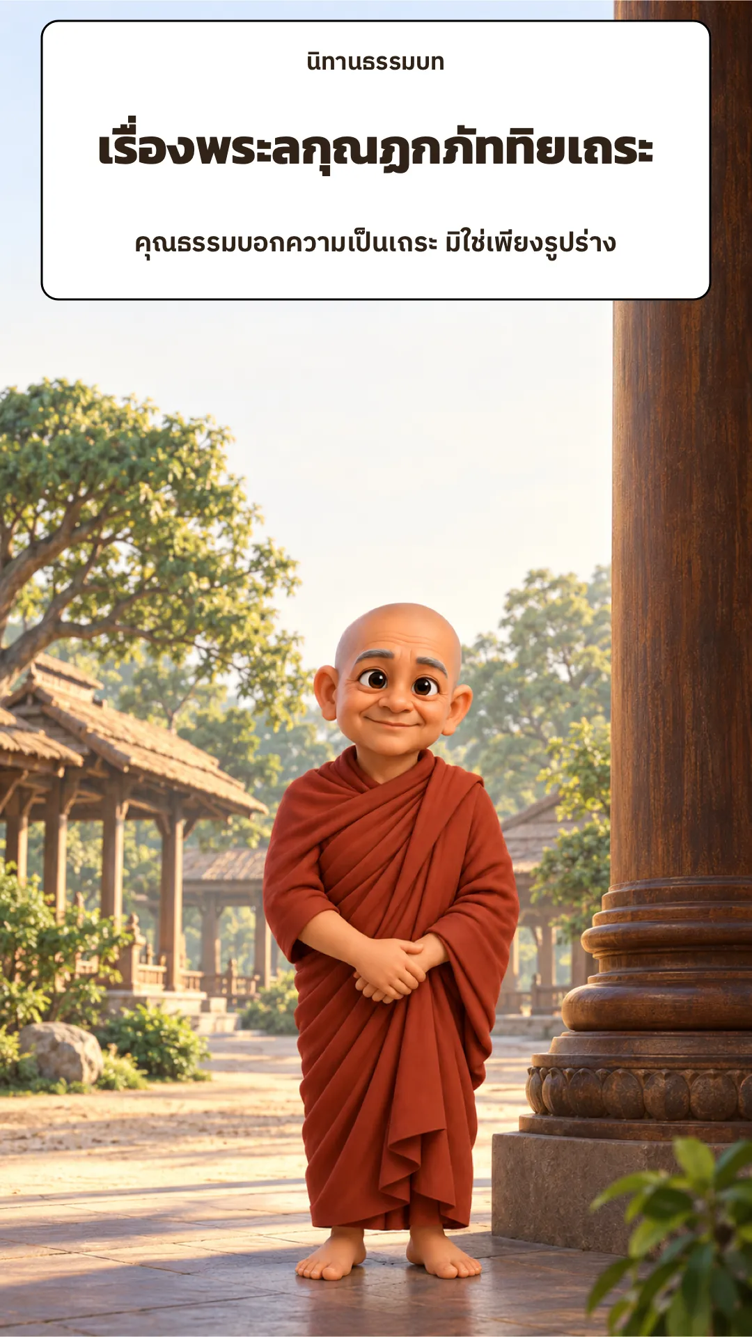 ปกเรื่อง เรื่องพระลกุณฏกภัททิยเถระ
