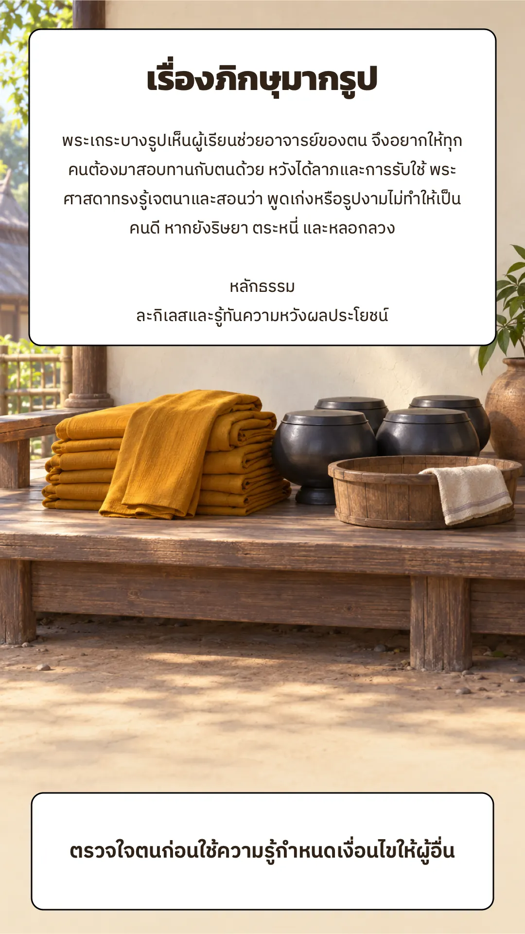 ภิกษุมากรูป ปกหลัง