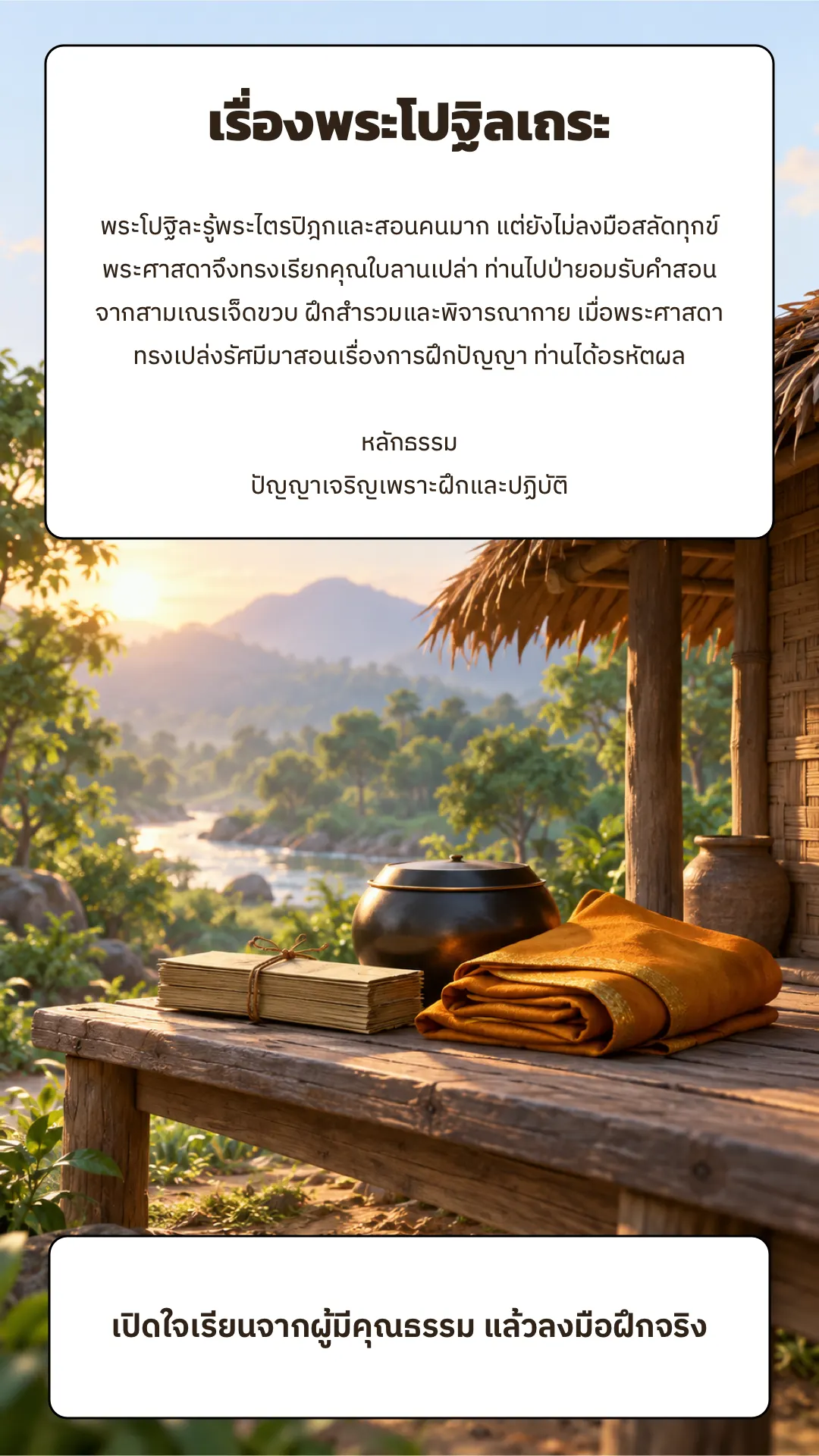 พระโปฐิลเถระ ปกหลัง