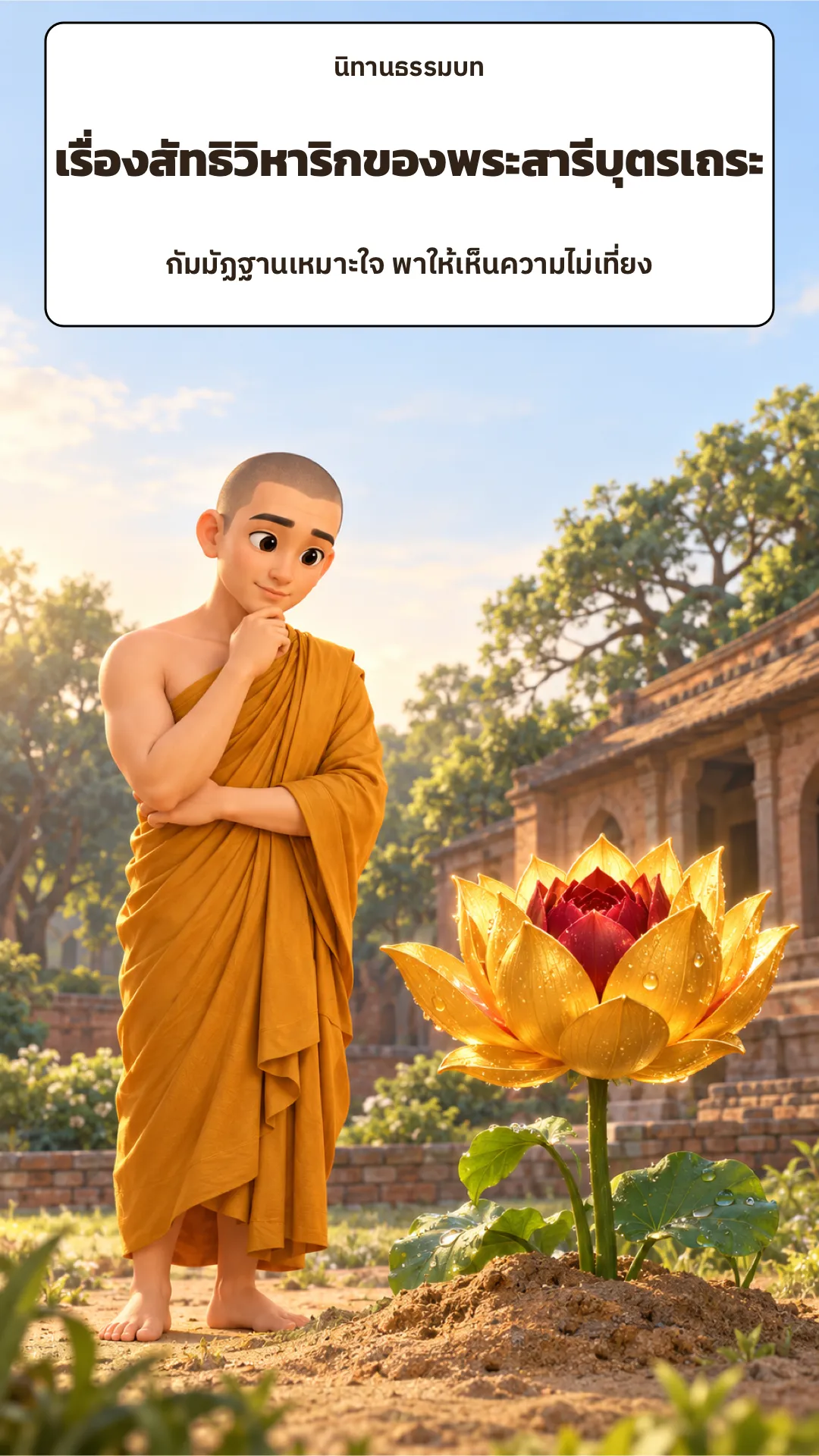 ปกเรื่อง สัทธิวิหาริกพระสารีบุตร
