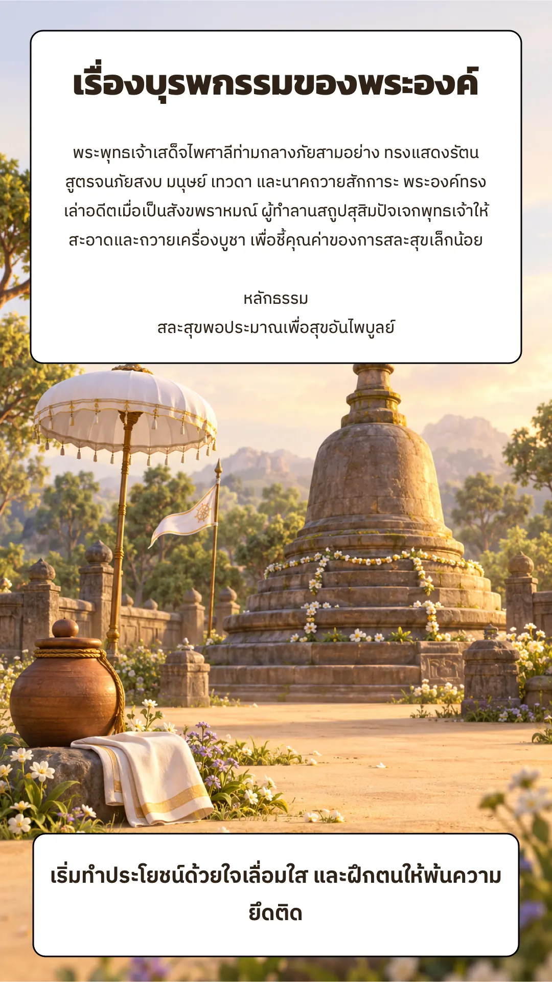บุรพกรรมของพระองค์ ปกหลัง
