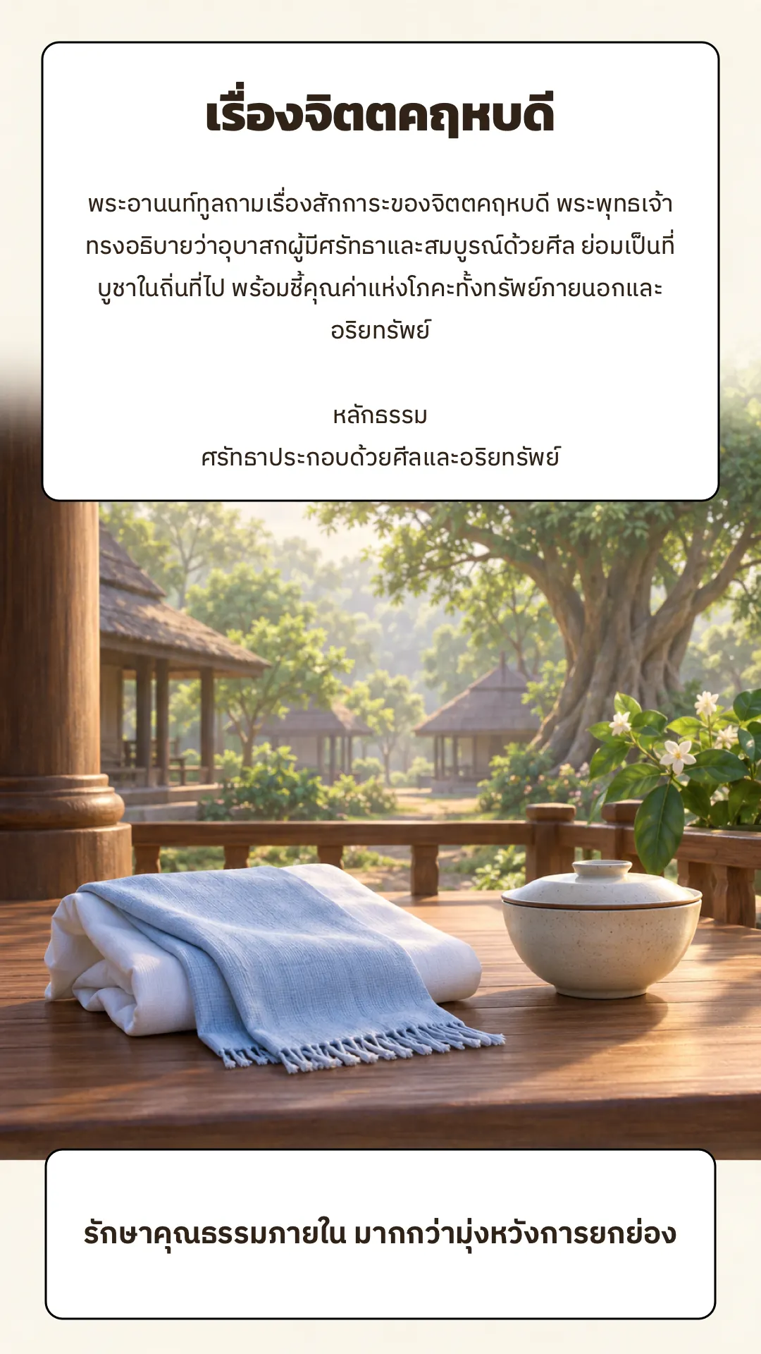 จิตตคฤหบดี ปกหลัง
