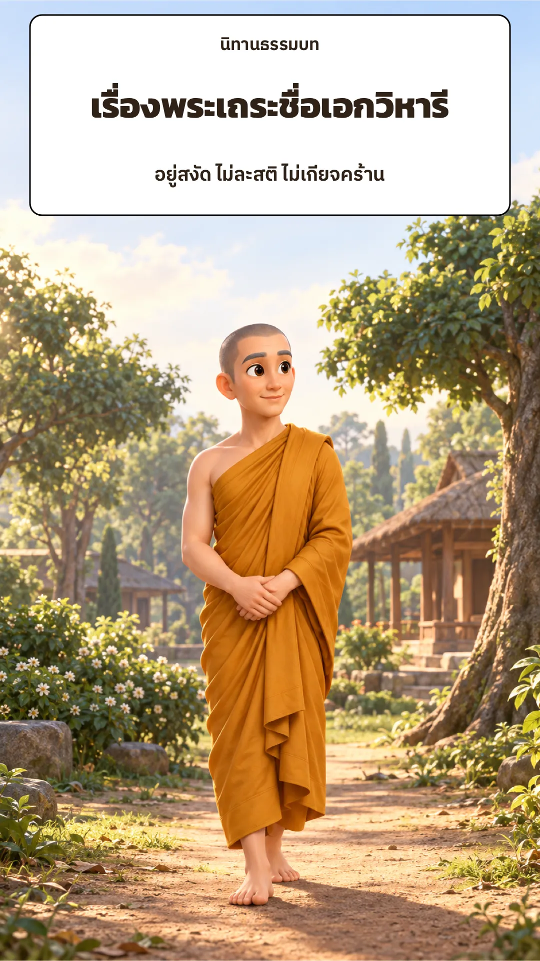 ปกเรื่อง พระเถระชื่อเอกวิหารี
