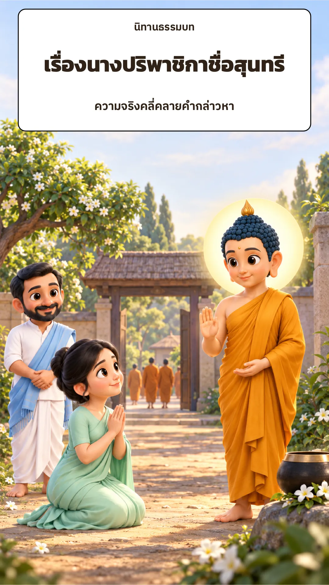 ปกเรื่อง นางปริพาชิกาชื่อสุนทรี