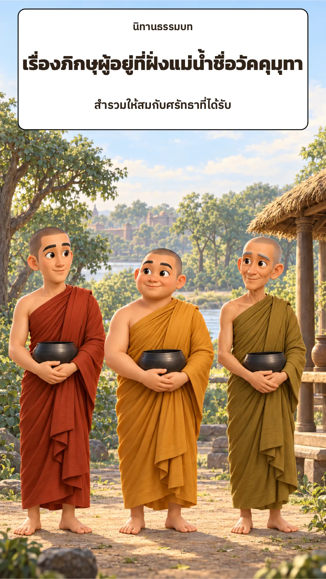 ปกเรื่อง ภิกษุฝั่งแม่น้ำวัคคุมุทา