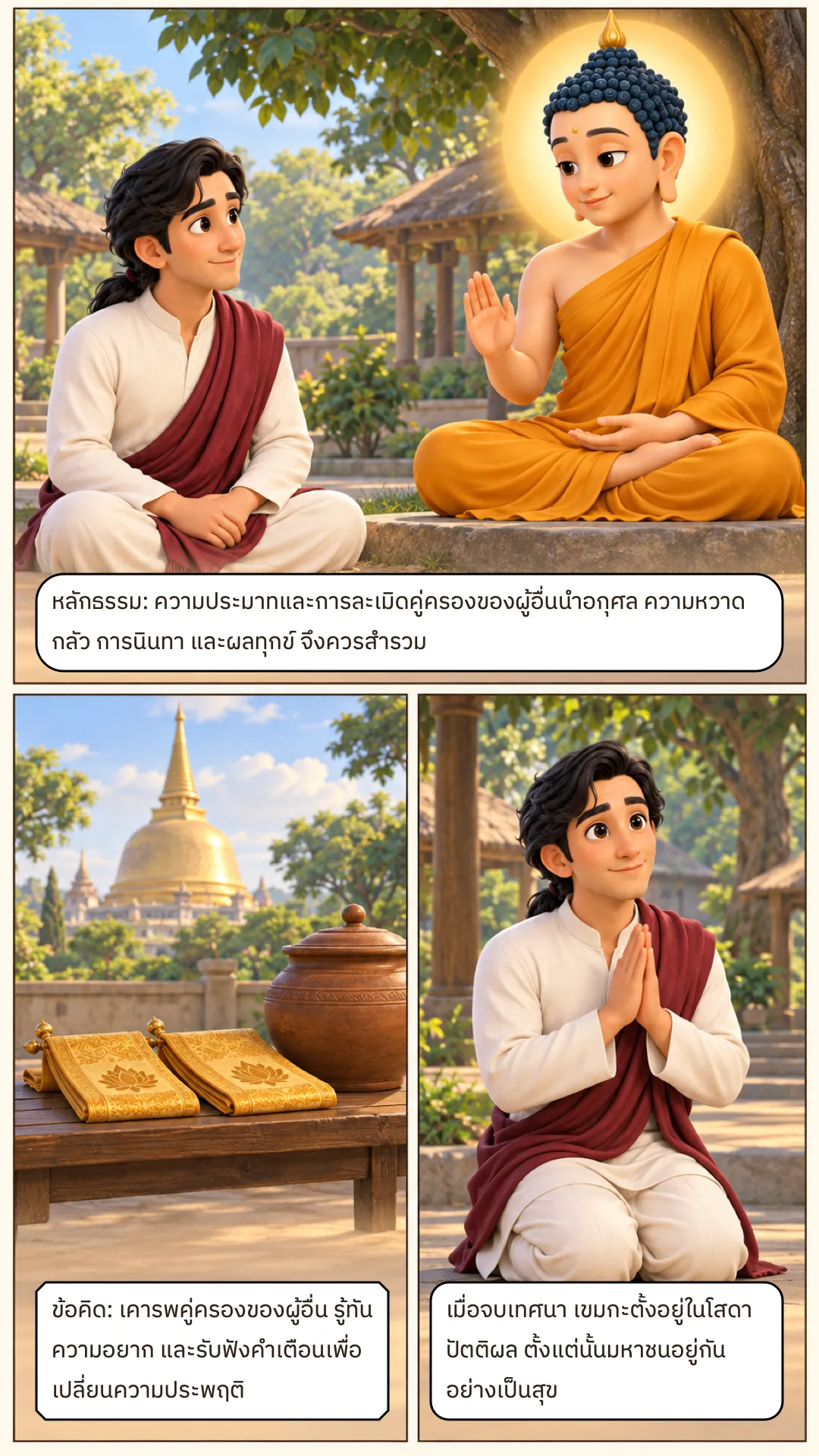 บุตรเศรษฐีชื่อเขมกะ หน้า 3