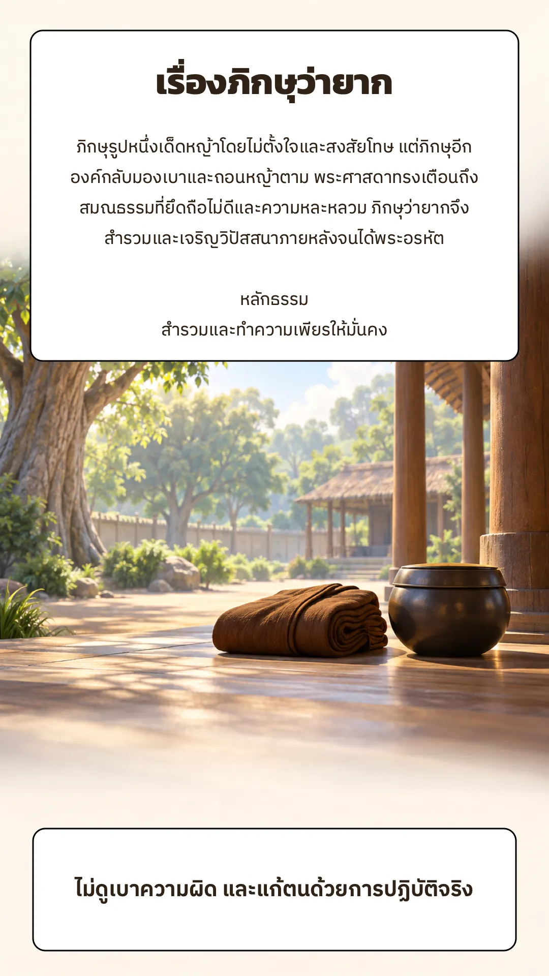 ภิกษุว่ายาก ปกหลัง