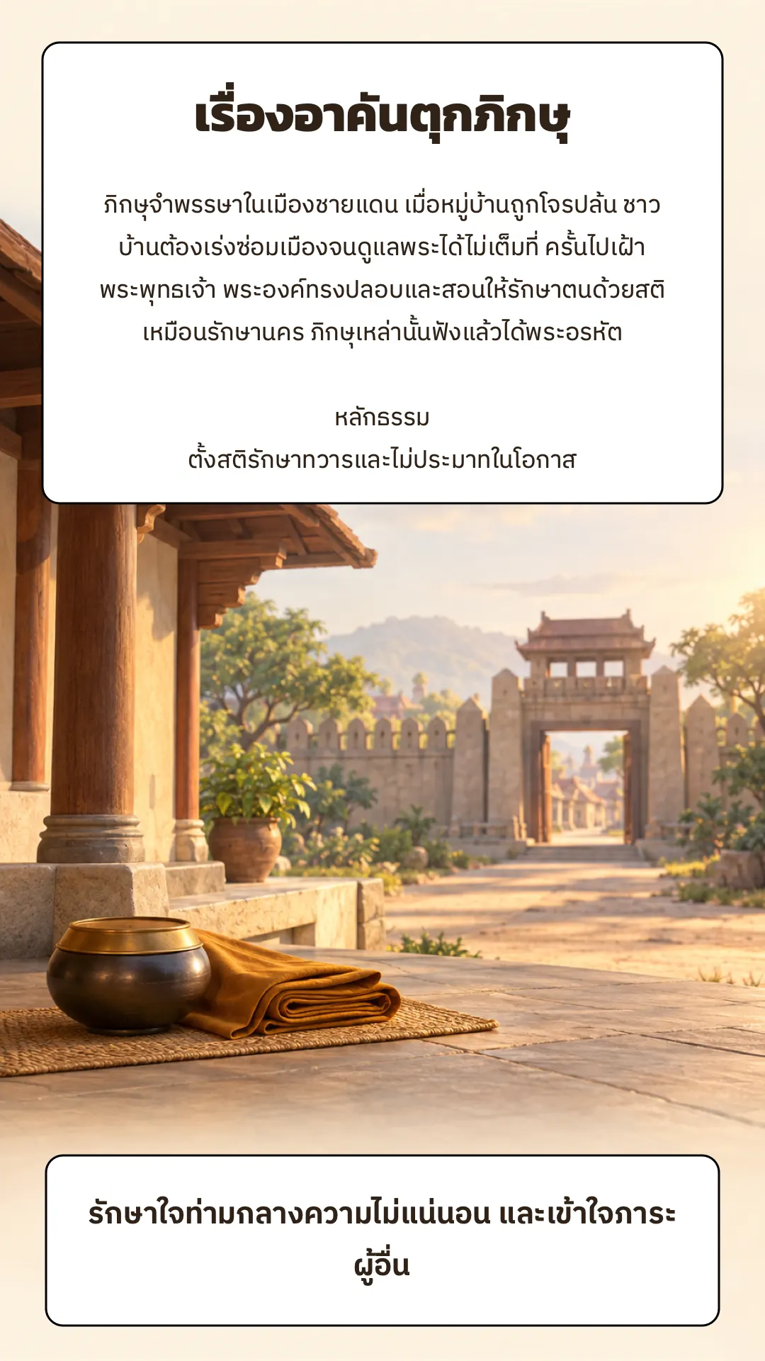 อาคันตุกภิกษุ ปกหลัง