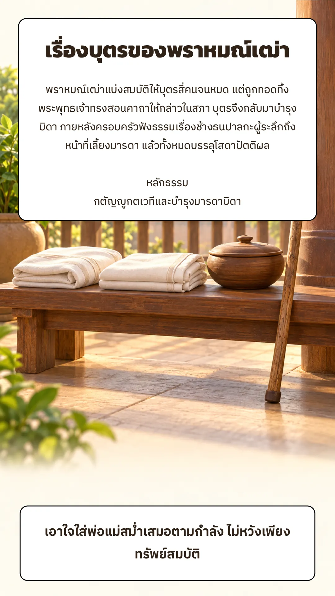 บุตรของพราหมณ์เฒ่า ปกหลัง