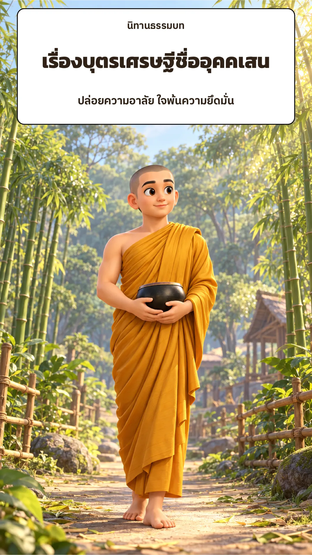 ปกเรื่อง บุตรเศรษฐีชื่ออุคคเสน