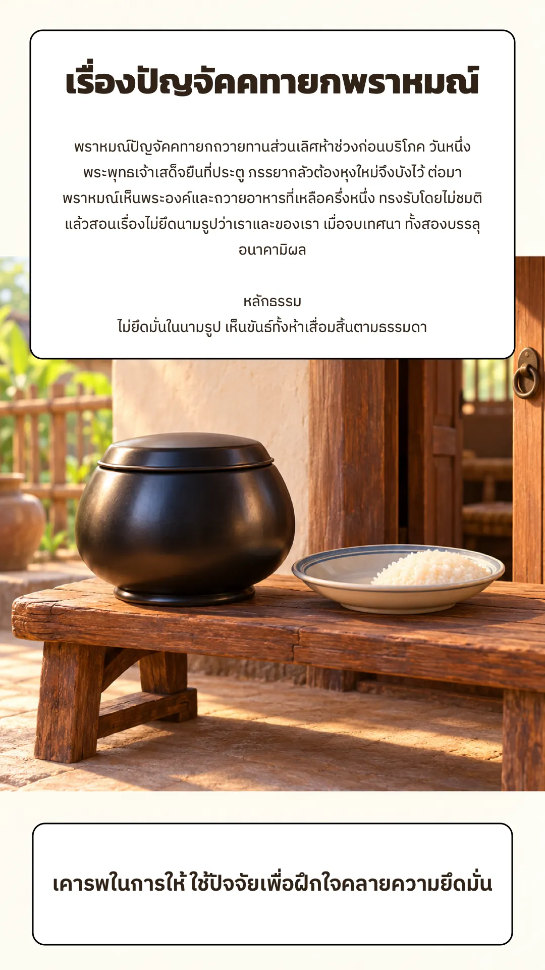ปัญจัคคทายกพราหมณ์ ปกหลัง