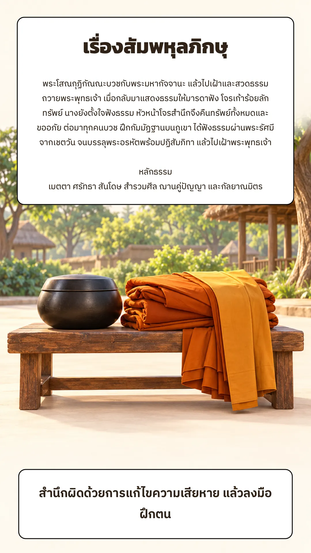 สัมพหุลภิกษุ ปกหลัง