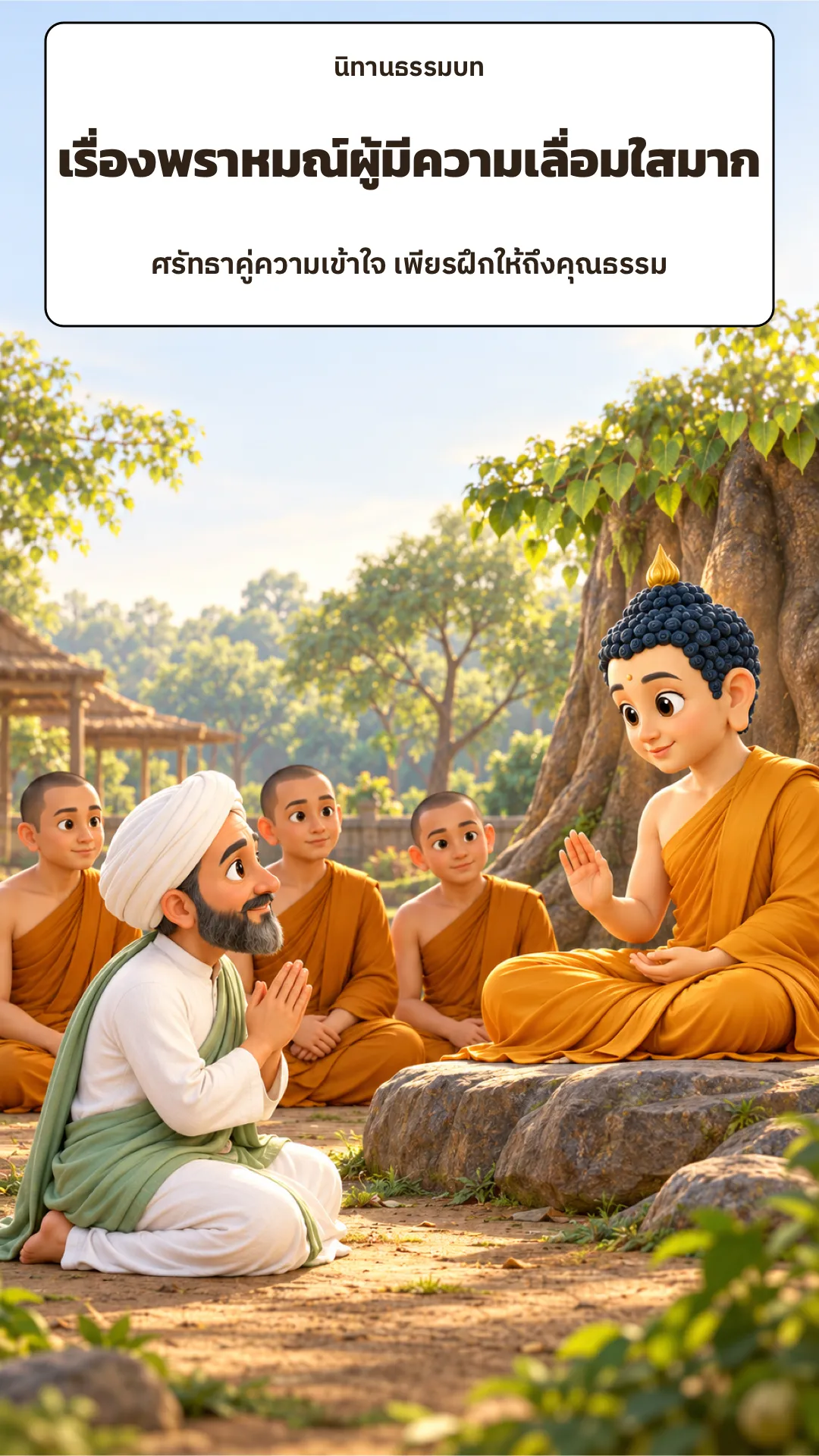ปกเรื่อง พราหมณ์ผู้มีความเลื่อมใสมาก
