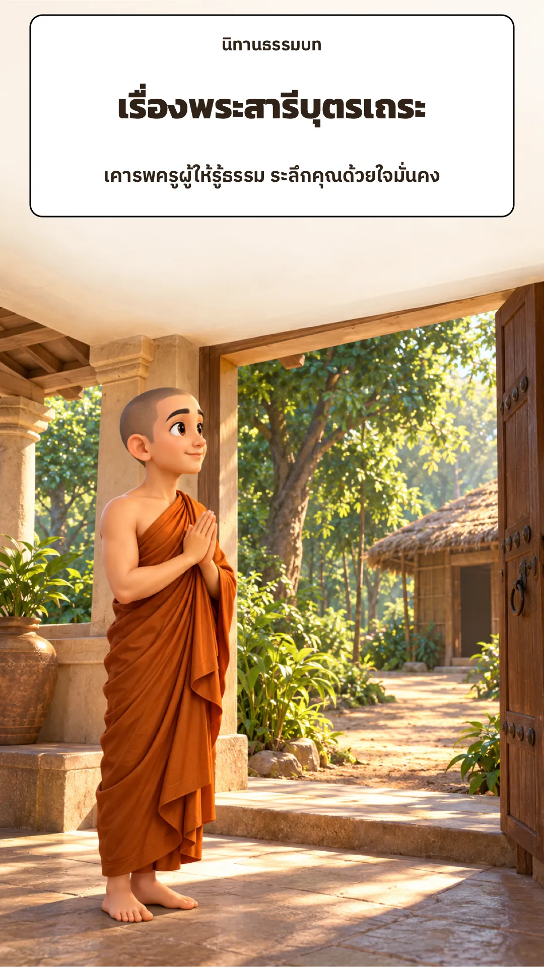 ปกเรื่อง พระสารีบุตรเถระ