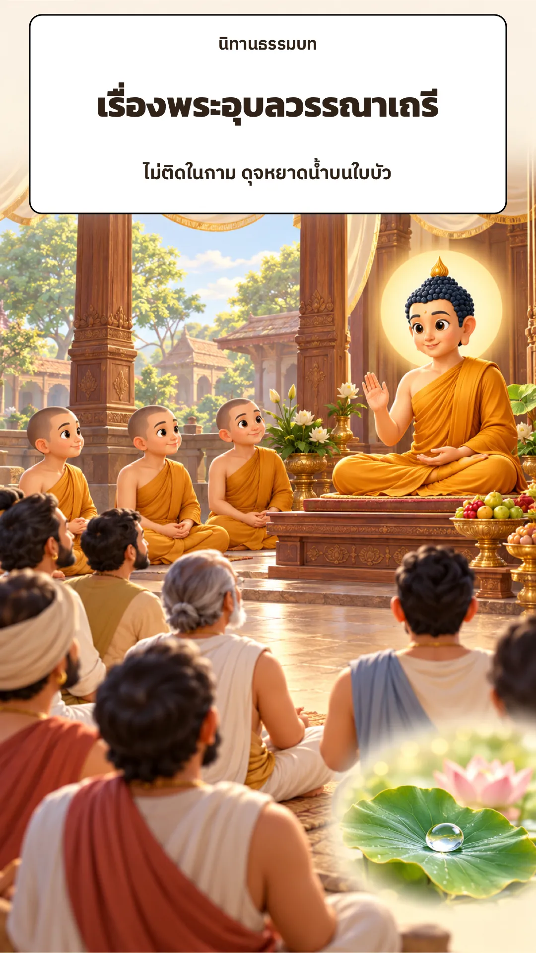 ปกเรื่อง พระอุบลวรรณาเถรี