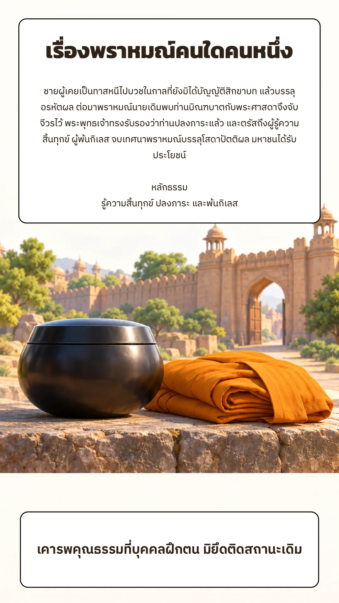 พราหมณ์คนใดคนหนึ่ง ปกหลัง