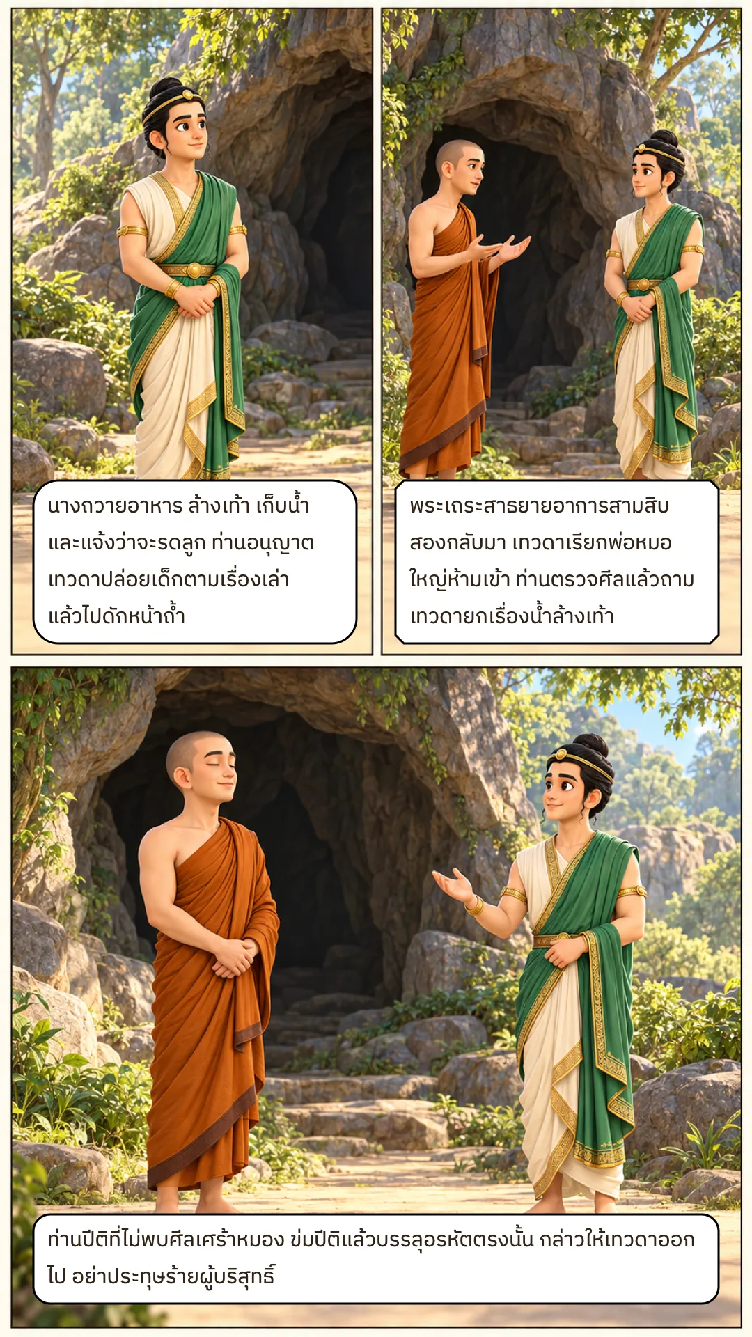 พระติสสเถระอยู่ในเงื้อมเขา หน้า 2