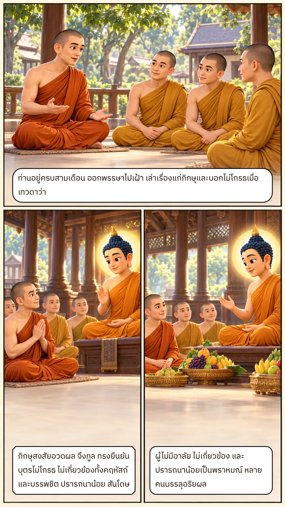 พระติสสเถระอยู่ในเงื้อมเขา หน้า 3