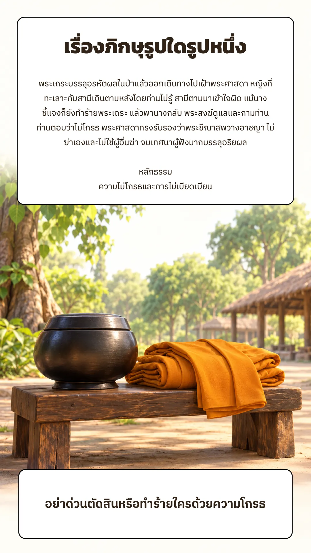 ภิกษุรูปใดรูปหนึ่ง ปกหลัง
