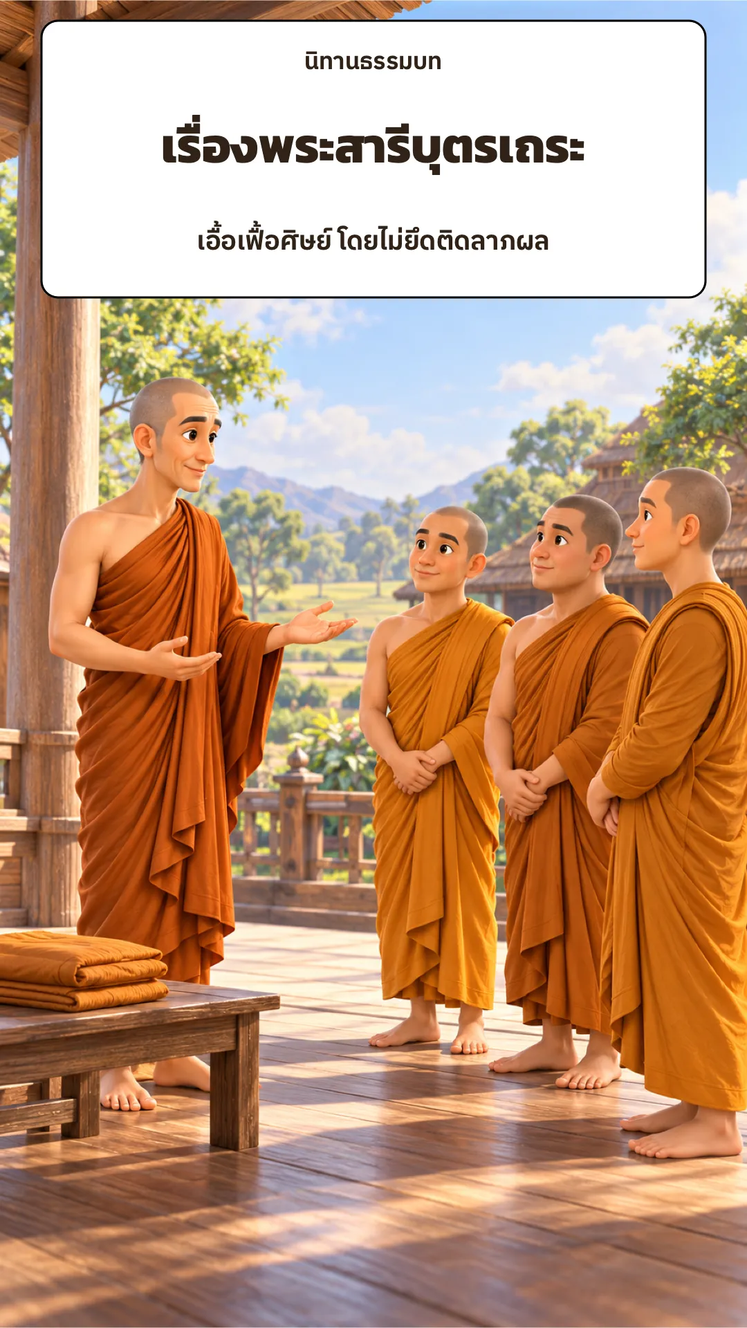 ปกเรื่อง พระสารีบุตรเถระ