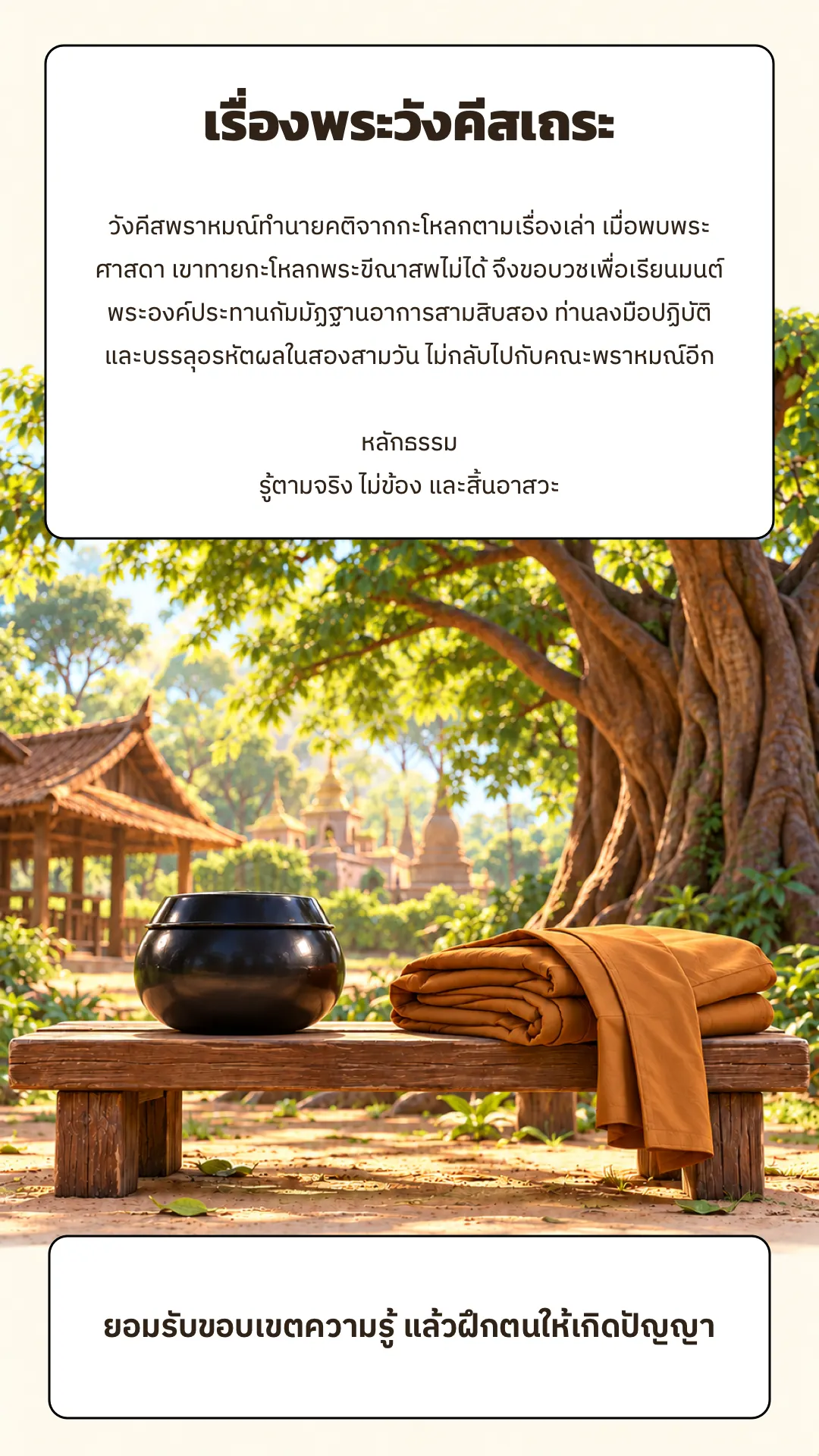 พระวังคีสเถระ ปกหลัง