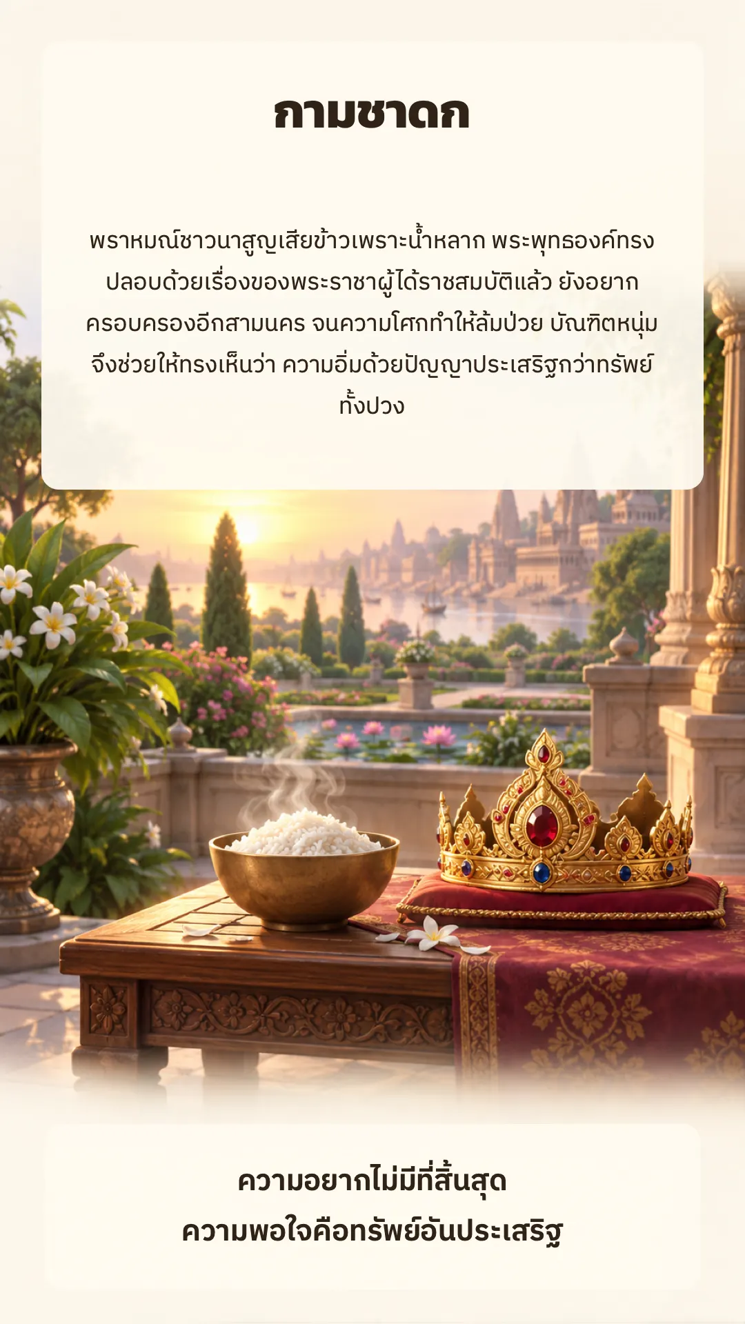 กามชาดก ปกหลัง