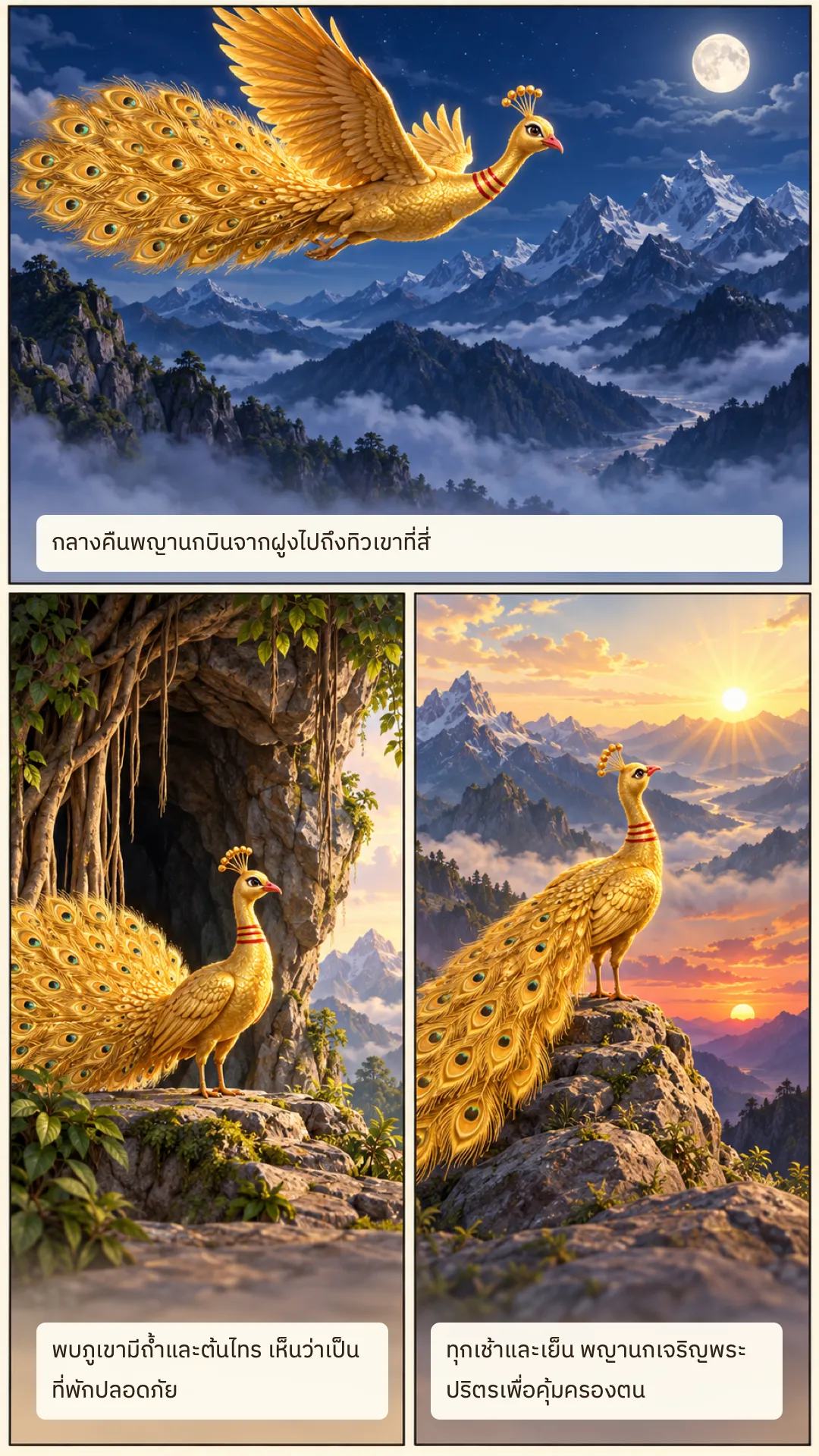 มหาโมรชาดก หน้า 3