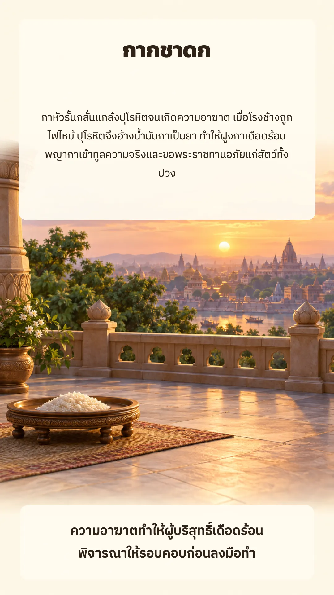 กากชาดก ปกหลัง