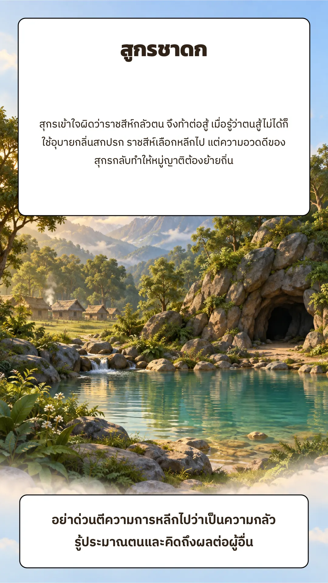 สูกรชาดก ปกหลัง
