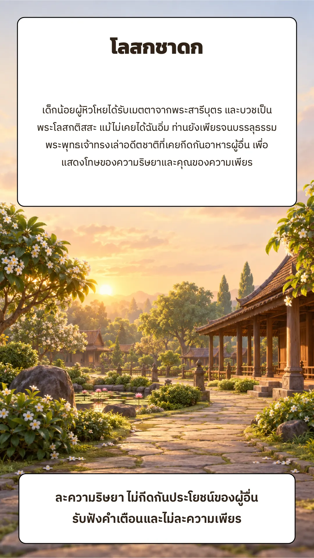 โลสกชาดก ปกหลัง