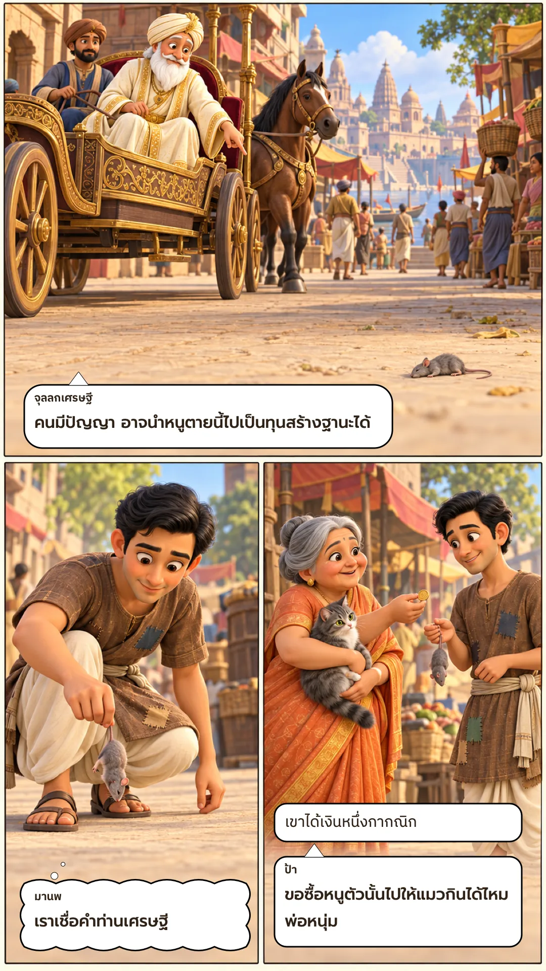 จุลลกเศรษฐีชาดก หน้า 2