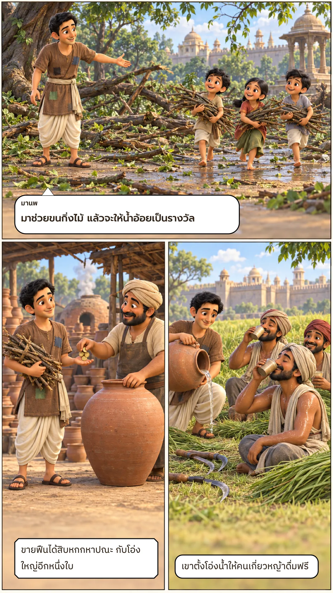จุลลกเศรษฐีชาดก หน้า 4
