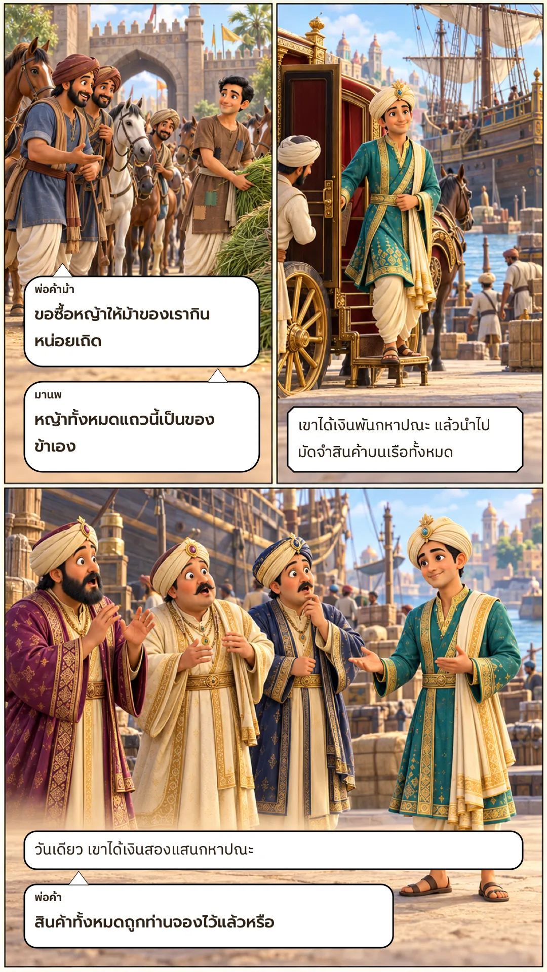 จุลลกเศรษฐีชาดก หน้า 5