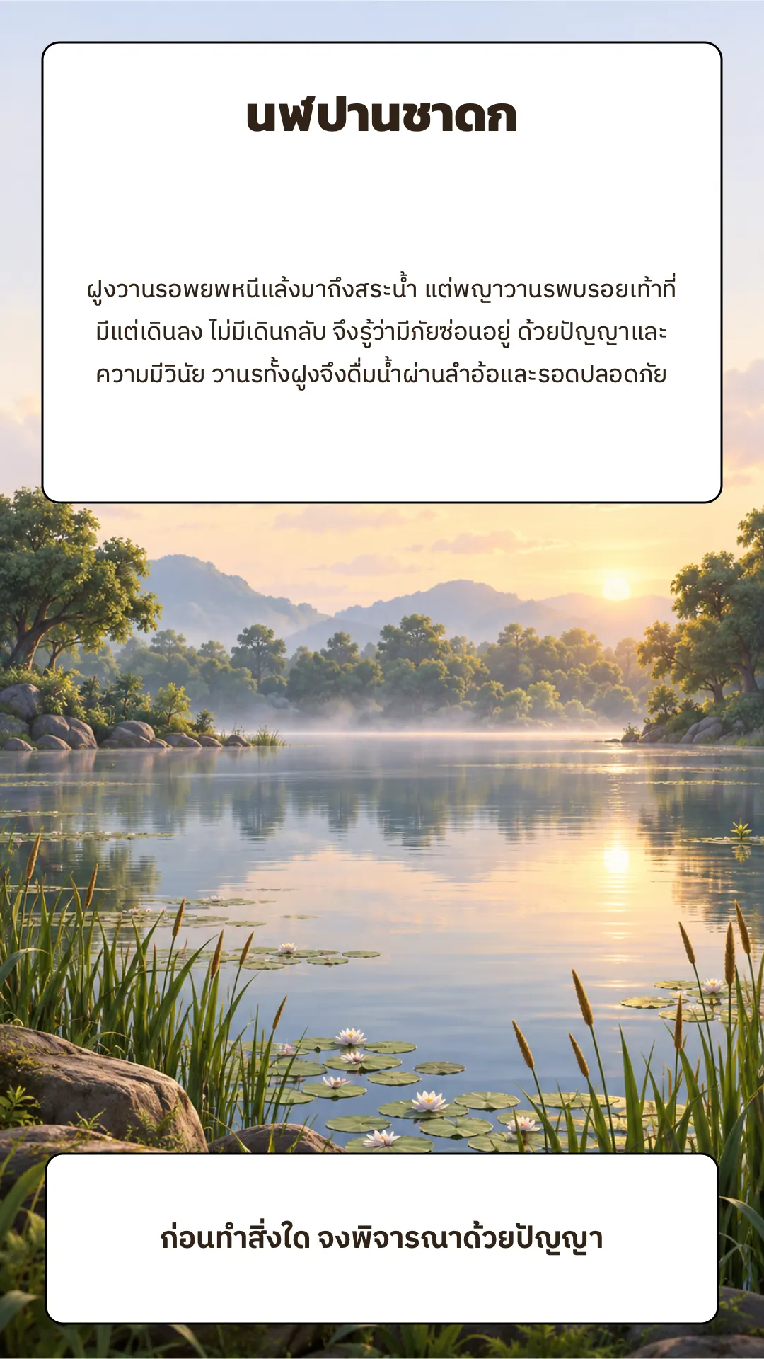 นฬปานชาดก ปกหลัง