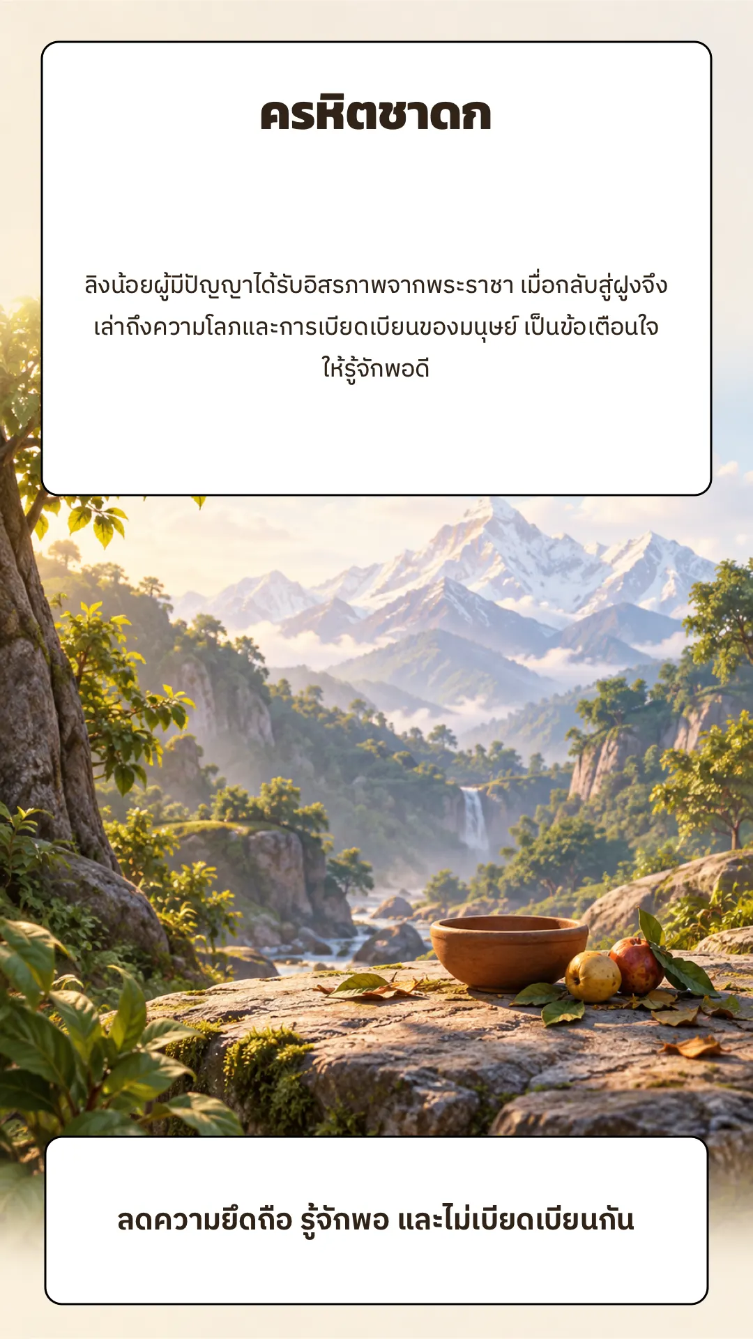 ครหิตชาดก ปกหลัง