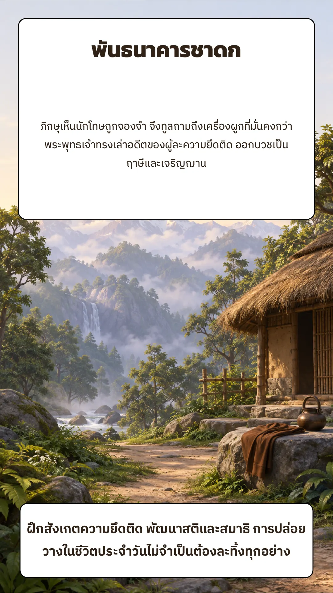 พันธนาคารชาดก ปกหลัง