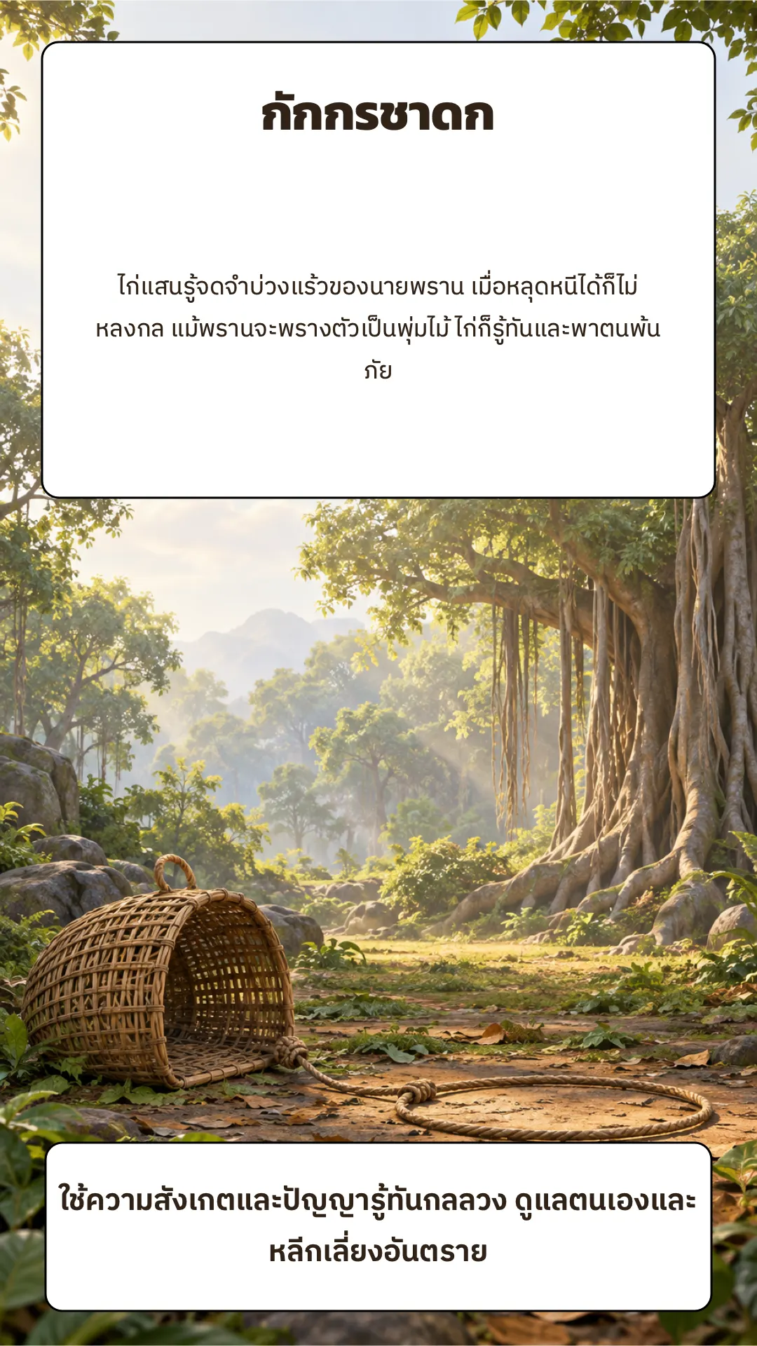 กักกรชาดก ปกหลัง