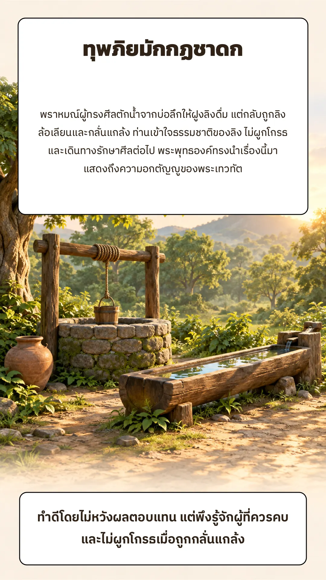 ทุพภิยมักกฏชาดก ปกหลัง