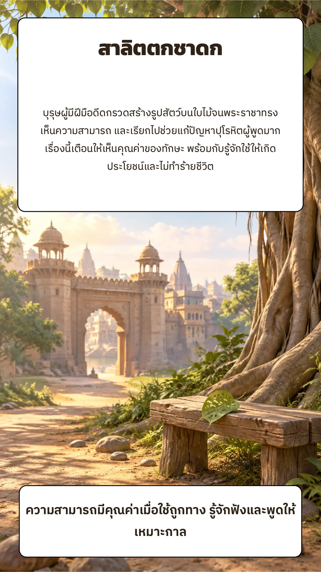 สาลิตตกชาดก ปกหลัง