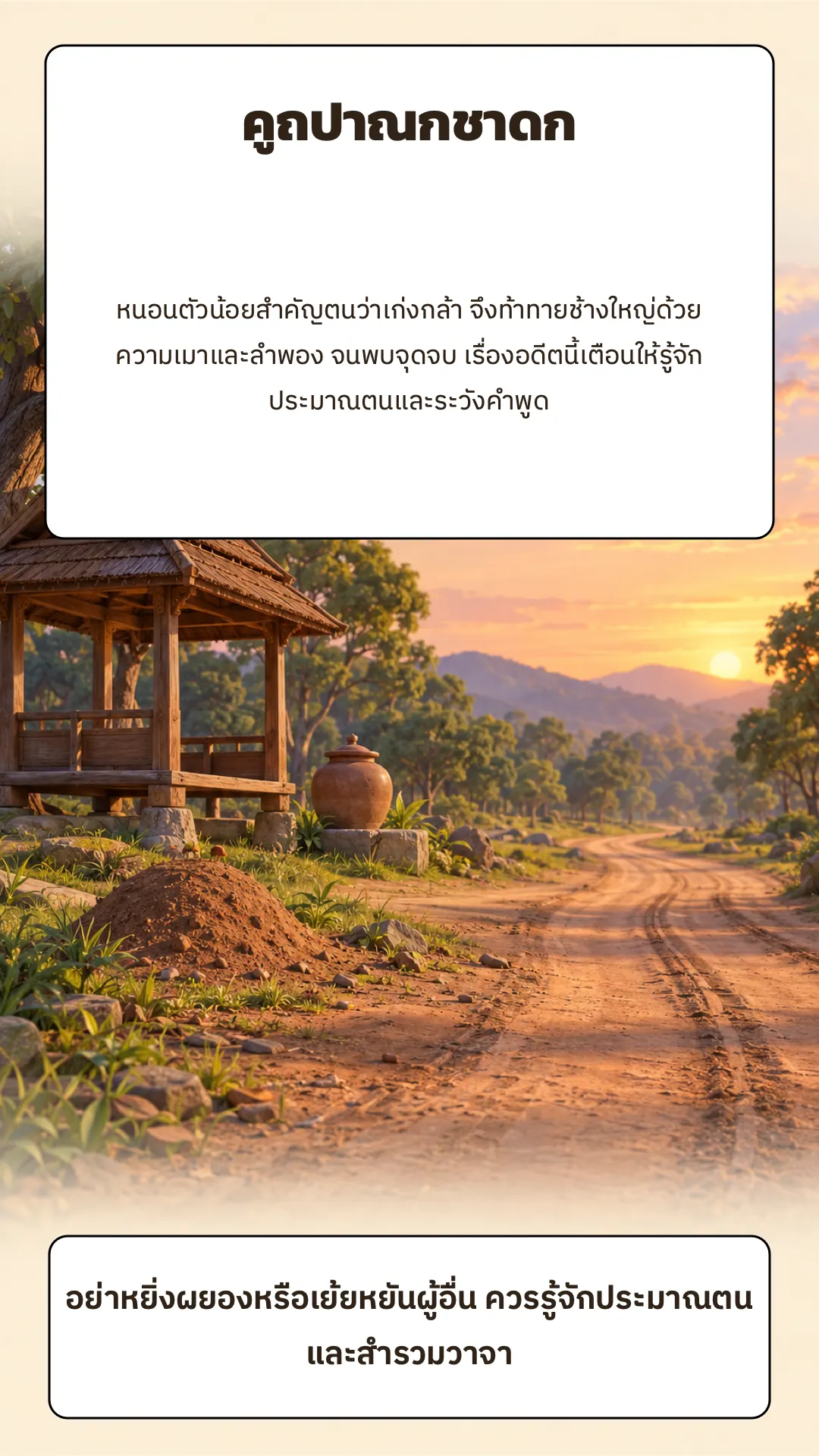 คูถปาณกชาดก ปกหลัง