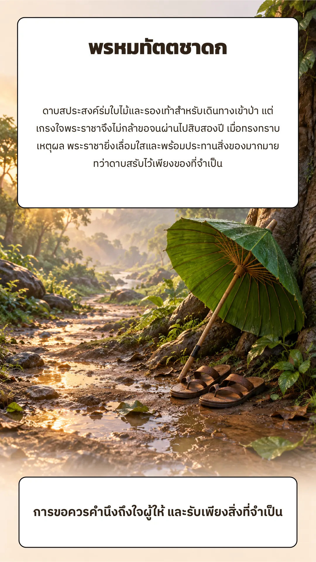 พรหมทัตตชาดก ปกหลัง