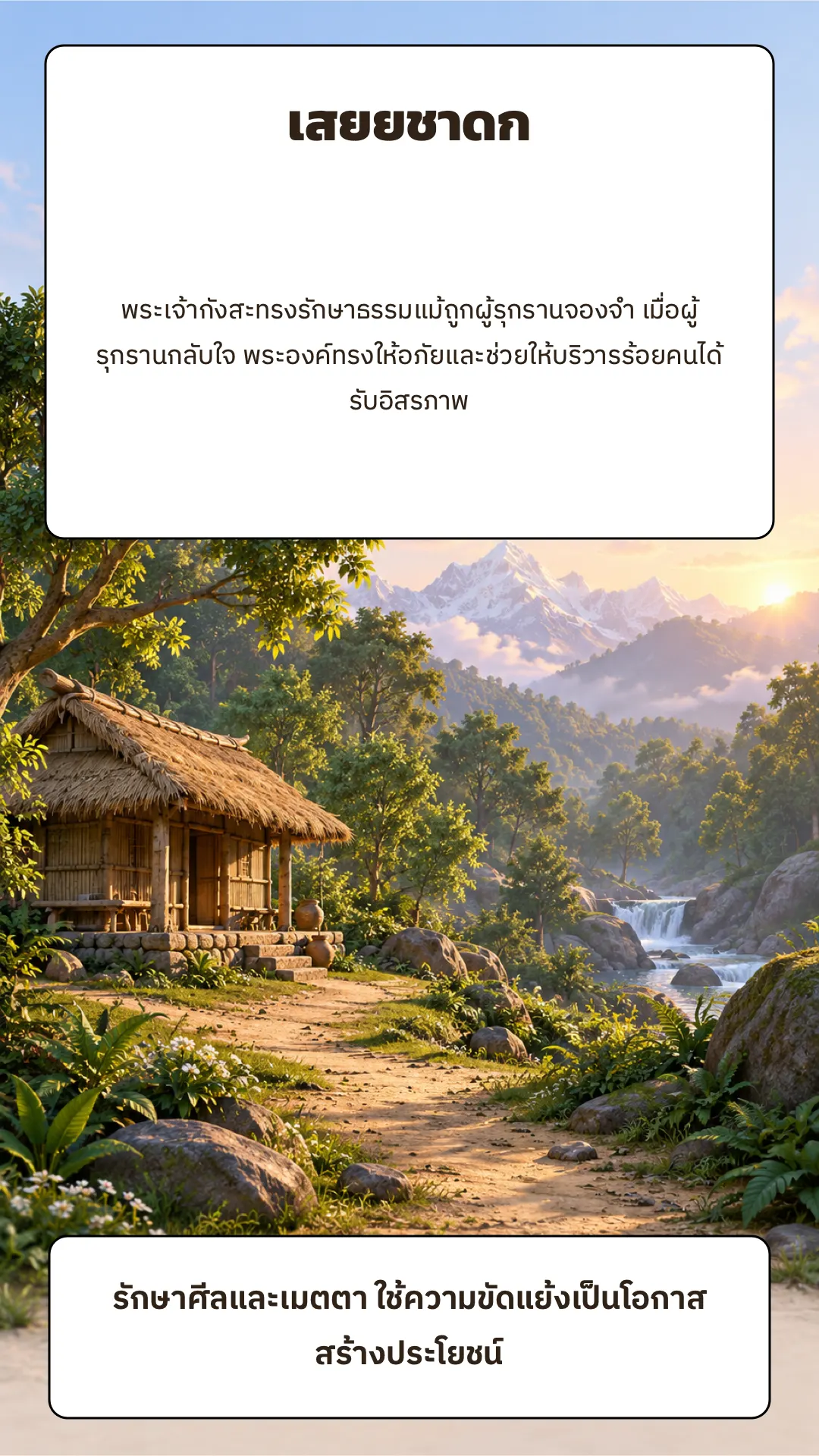 เสยยชาดก ปกหลัง