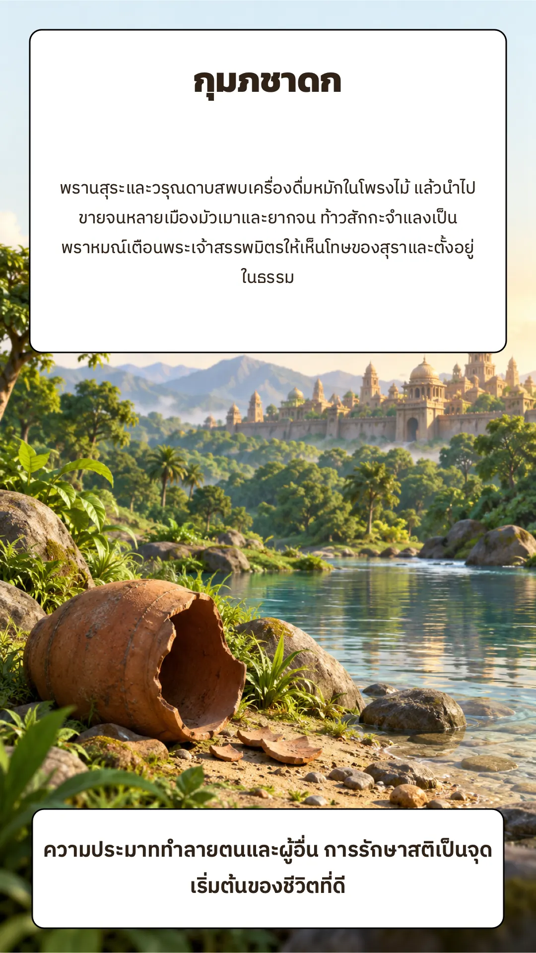 กุมภชาดก ปกหลัง