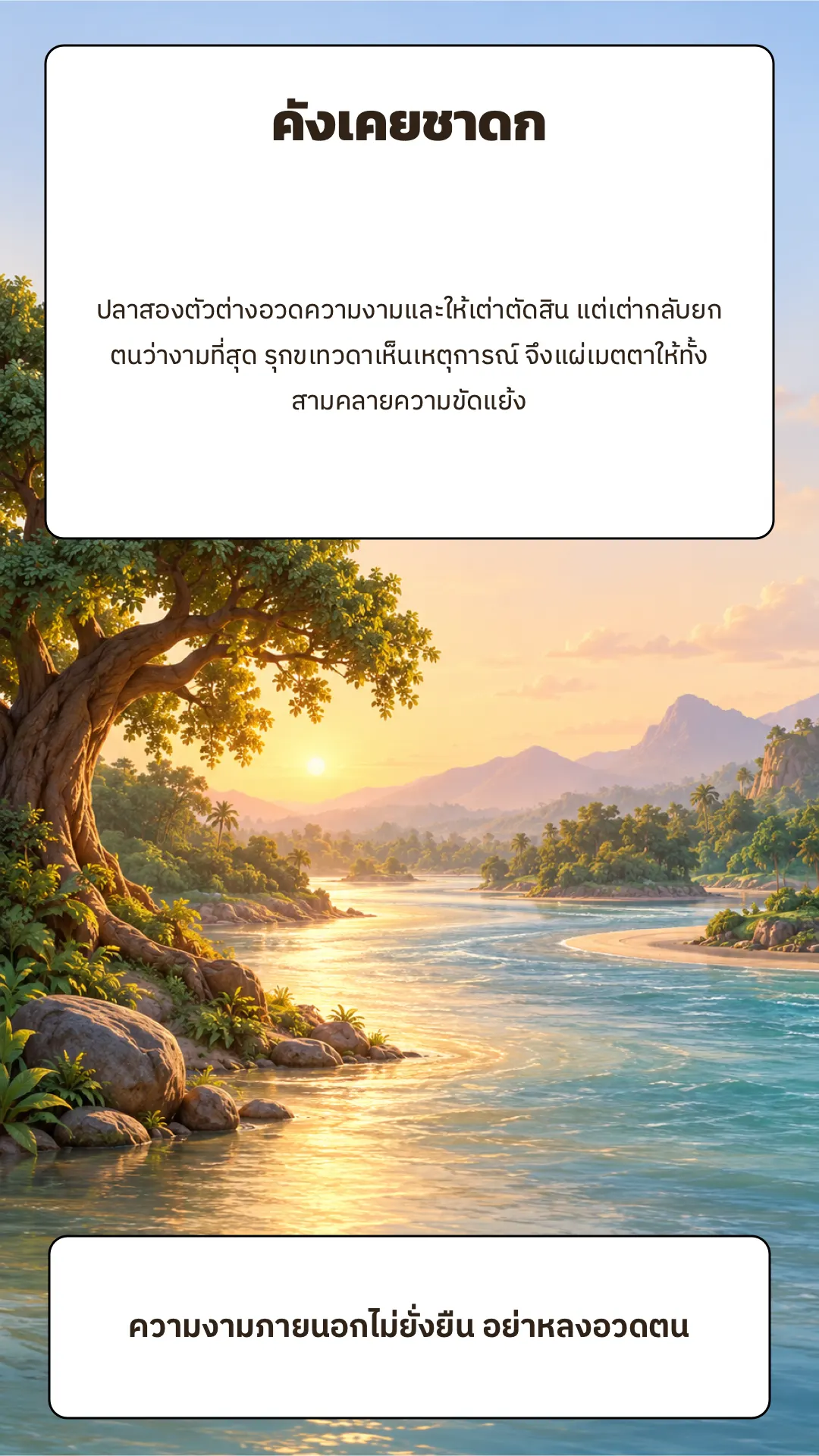 คังเคยชาดก ปกหลัง