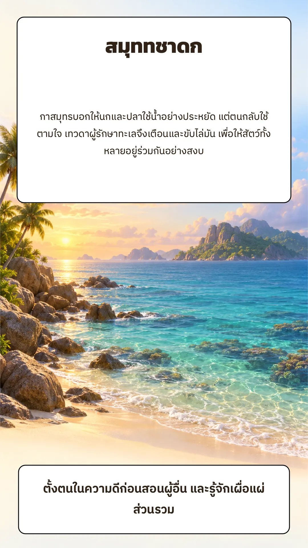 สมุททชาดก ปกหลัง