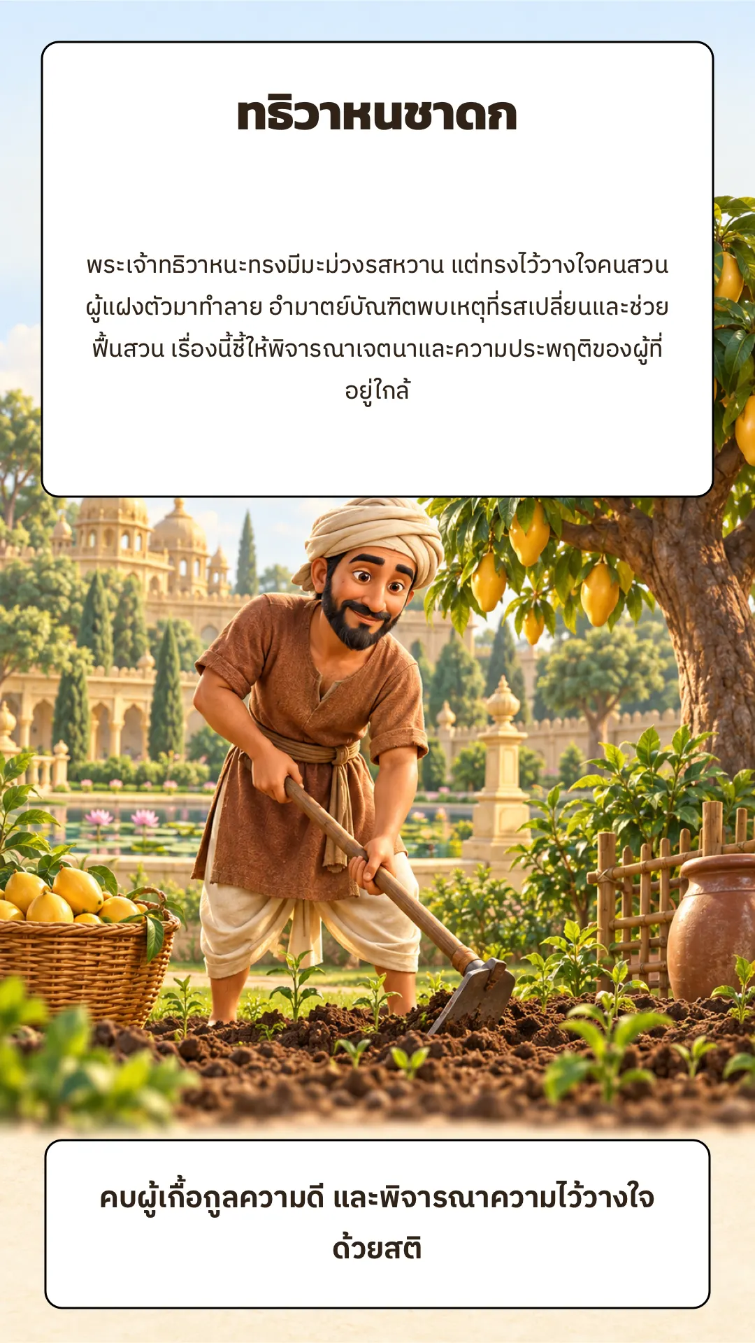 ทธิวาหนชาดก ปกหลัง